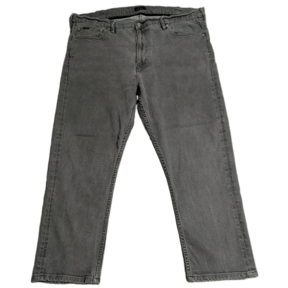 Polo Ralph Lauren Prospect Straight Jeans Mens 44 Gray Stretch 26 Inseam